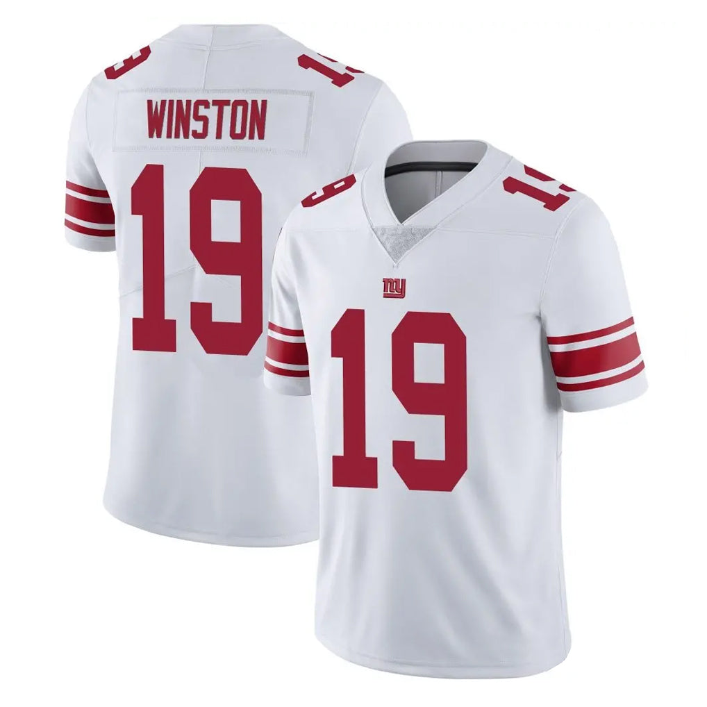 Qdoa NY.Giants #19 Jameis Winston Player White Limited Vapor Untouchable Home Game Stitched Jerseys
