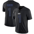 Qdoa NY.Giants #1 Malik Nabers Player Limited Black Impact Stitched Jerseys