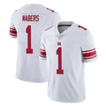 Qdoa NY.Giants #1 Malik Nabers Player White Limited Vapor Untouchable Home Game Stitched Jerseys