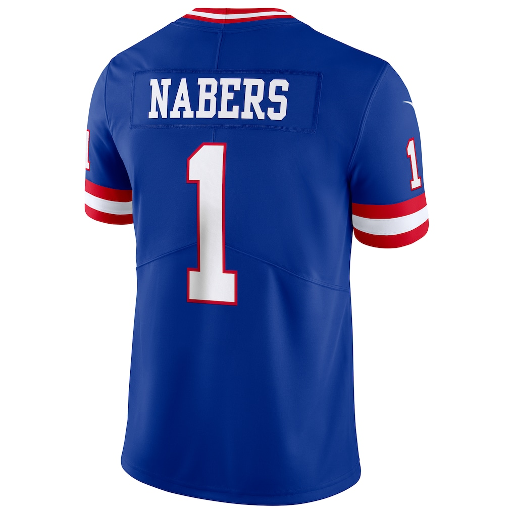 Qdoa NY.Giants #1 Malik Nabers Royal Alternate 2 Legacy Vapor Untouchable Limited Jerseys
