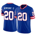 Qdoa NY.Giants #20 Greg Newsome II Player Royal Classic Vapor Home Game Stitched Jerseys