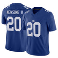 Qdoa NY.Giants #20 Greg Newsome II Player Royal Limited Vapor F.U.S.E. Home Game Stitched Jerseys