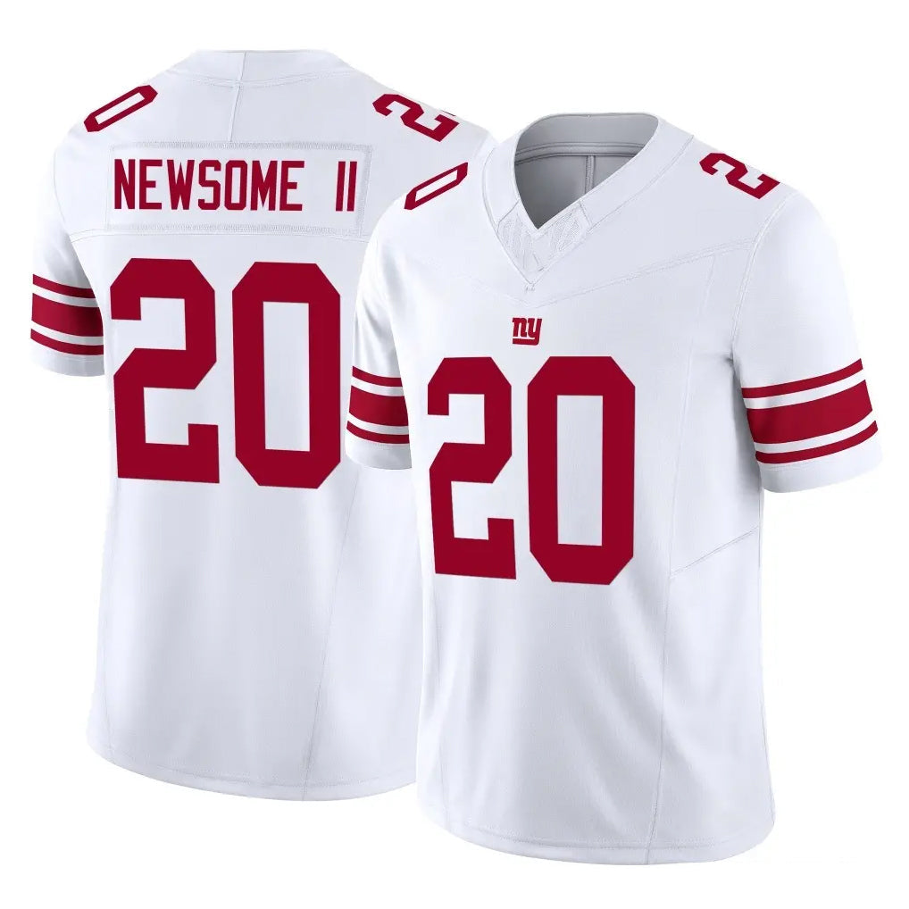 Qdoa NY.Giants #20 Greg Newsome II Player White Limited Vapor F.U.S.E. Home Game Stitched Jerseys