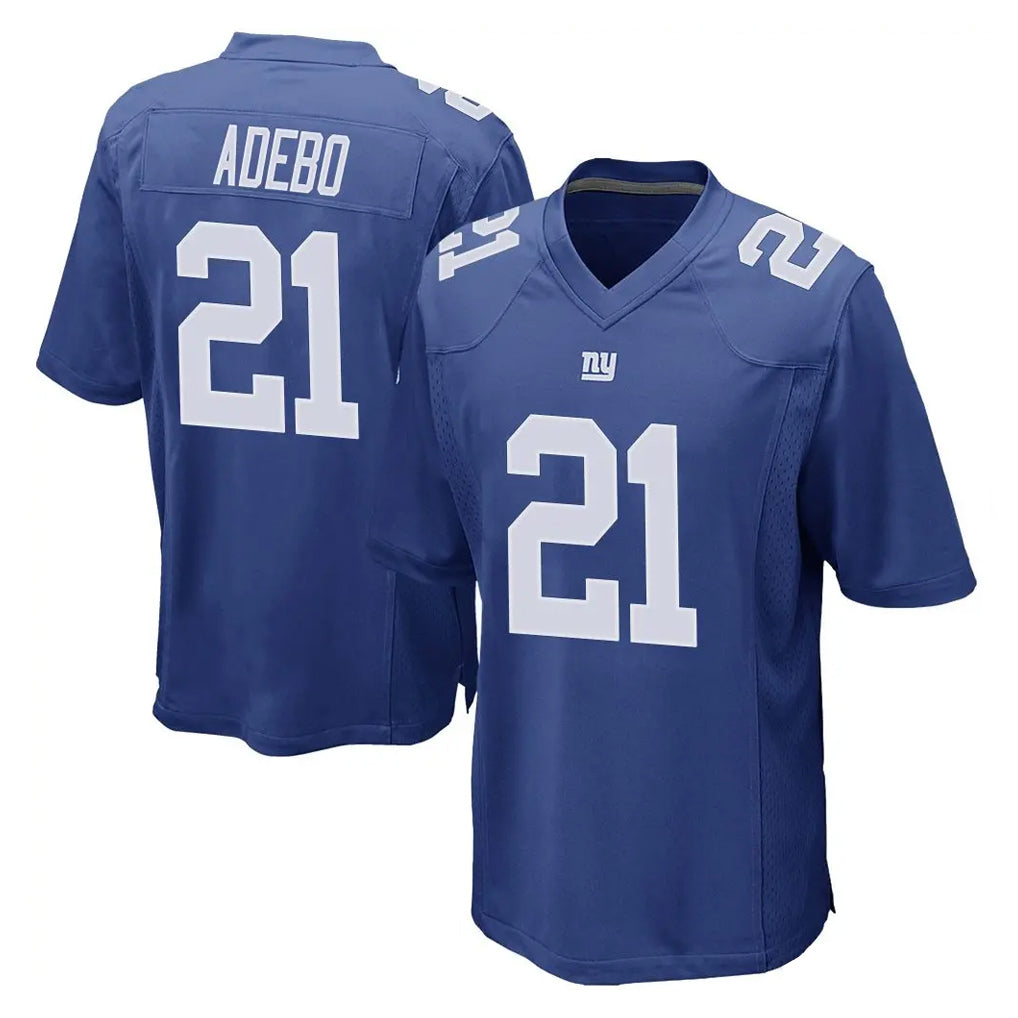Qdoa NY.Giants #21 Paulson Adebo Player Royal Home Game Stitched Jerseys
