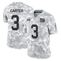 Qdoa NY.Giants #3 Abdul Carter Player Arctic Camo Salute To Service Limited Game Stitched Jerseys