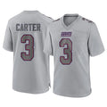 Qdoa NY.Giants #3 Abdul Carter Player Gray Atmosphere Fashion Limited Game Stitched Jerseys