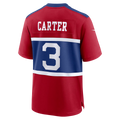 Qdoa NY.Giants #3 Abdul Carter Red Alternate Game Stitched Jerseys
