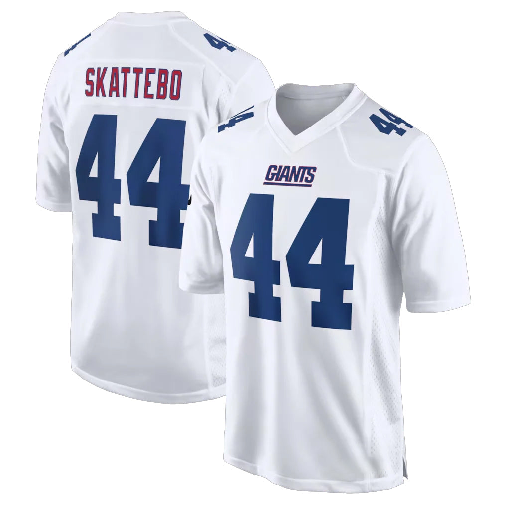 Qdoa NY.Giants #44 Cam Skattebo Player White Fashion Limited Home Game Stitched Jerseys