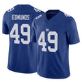 Qdoa NY.Giants #49 Tremaine Edmunds Player Royal Limited Vapor F.U.S.E. Home Game Stitched Jerseys