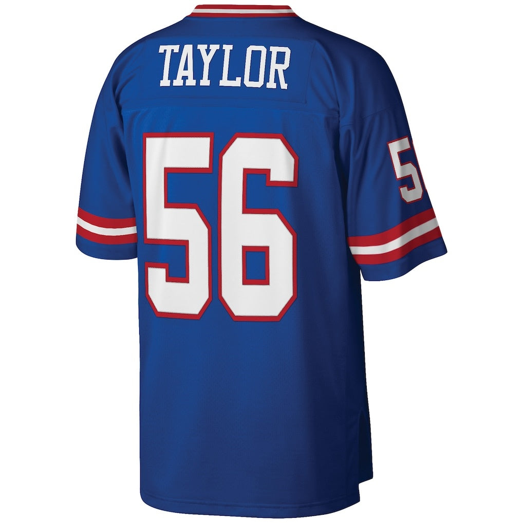 Qdoa NY.Giants #56 Lawrence Taylor Mitchell & Ness Royal Big & Tall Retired Player Replica Stitched Jerseys