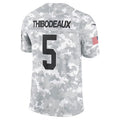 Qdoa NY.Giants #5 Kayvon Thibodeaux Arctic Camo 2024 Salute to Service Stitched Jerseys