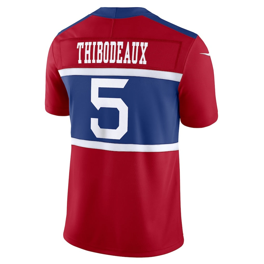 Qdoa NY.Giants #5 Kayvon Thibodeaux Century Red Alternate Vapor F.U.S.E. Limited Stitched Jerseys