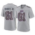 Qdoa NY.Giants #61 John Michael Schmitz Jr. Player Gray Atmosphere Fashion Limited Game Stitched Jerseys