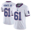 Qdoa NY.Giants #61 John Michael Schmitz Jr. Player White Color Rush Home Game Stitched Jerseys