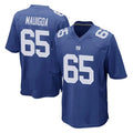 Qdoa NY.Giants #65 Francis Mauigoa Player Royal Home Game Stitched Jerseys