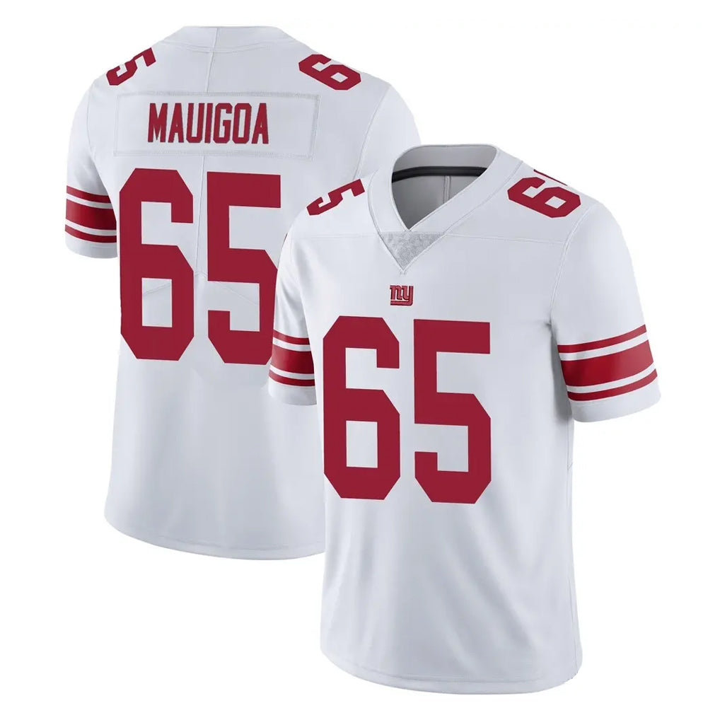Qdoa NY.Giants #65 Francis Mauigoa Player White Limited Vapor Untouchable Home Game Stitched Jerseys