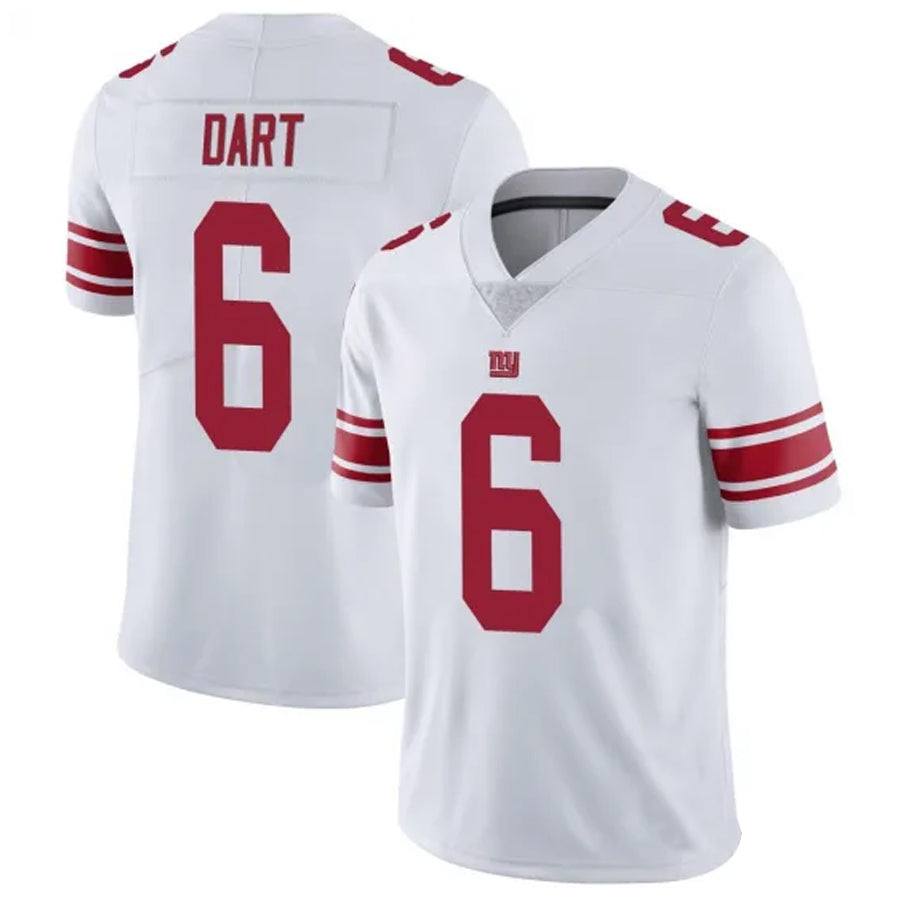 Qdoa NY.Giants #6 Jaxson Dart Player White Alternate Vapor Limited Stitched Jerseys