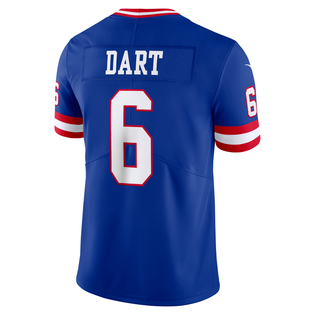 Qdoa NY.Giants #6 Jaxson Dart Royal Legacy Vapor Untouchable Stitched Limited Jerseys