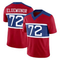 Qdoa NY.Giants #72 Jermaine Eluemunor Player Red Century Vapor F.U.S.E. Home Game Stitched Jerseys