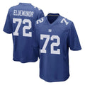 Qdoa NY.Giants #72 Jermaine Eluemunor Player Royal Home Game Stitched Jerseys