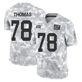 Qdoa NY.Giants #78 Andrew Thomas Player Arctic Camo Salute To Service Limited Game Stitched Jerseys
