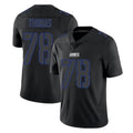 Qdoa NY.Giants #78 Andrew Thomas Player Black Impact Limited Home Game Stitched Jerseys