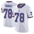 Qdoa NY.Giants #78 Andrew Thomas Player White Color Rush Home Game Stitched Jerseys