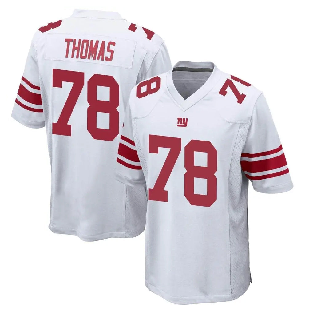 Qdoa NY.Giants #78 Andrew Thomas Player White Home Game Stitched Jerseys