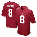 Qdoa NY.Giants #8 Jevon Holland Player Red Home Game Stitched Jerseys