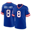 Qdoa NY.Giants #8 Jevon Holland Player Royal Classic Home Game Stitched Jerseys