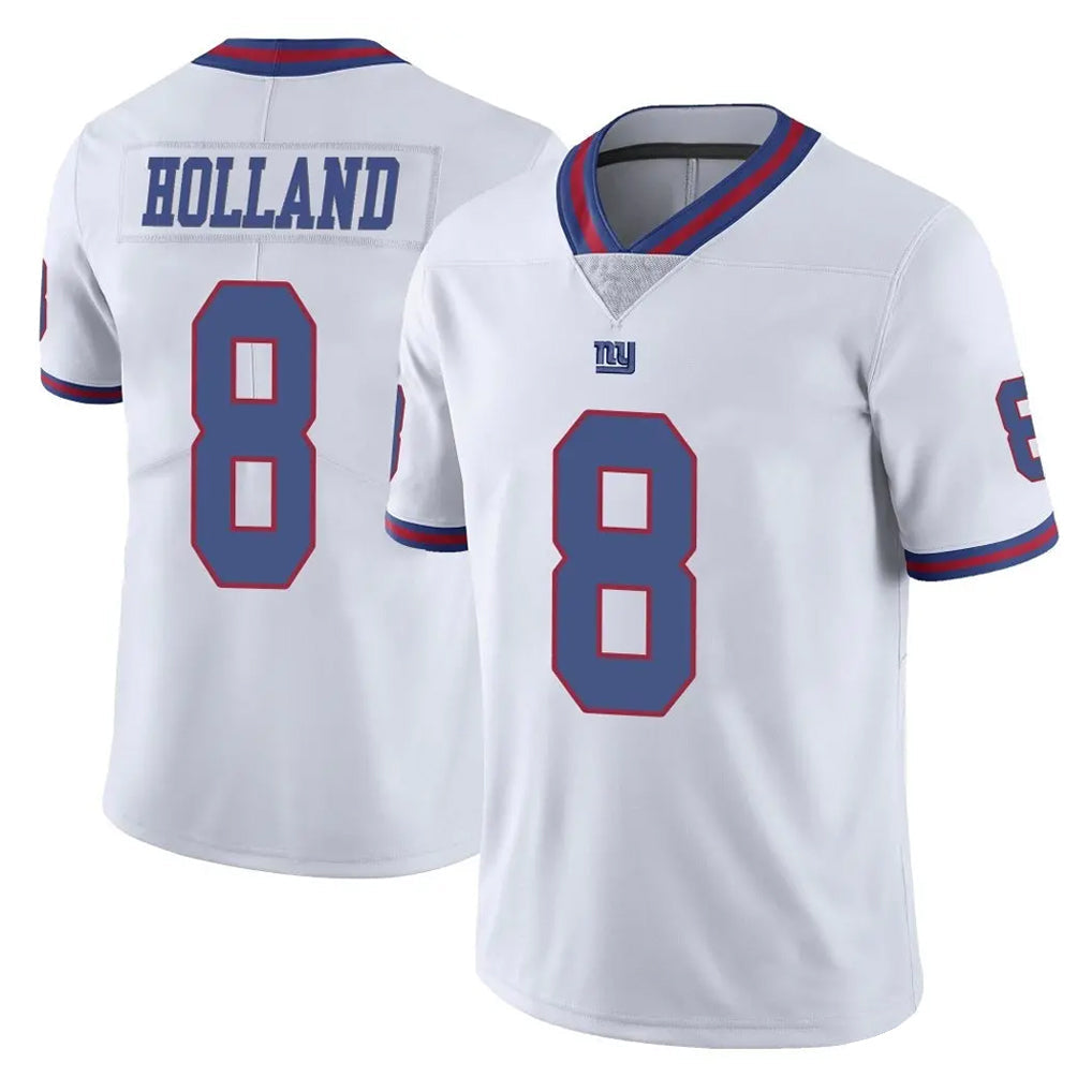 Qdoa NY.Giants #8 Jevon Holland Player White Color Rush Home Game Stitched Jerseys