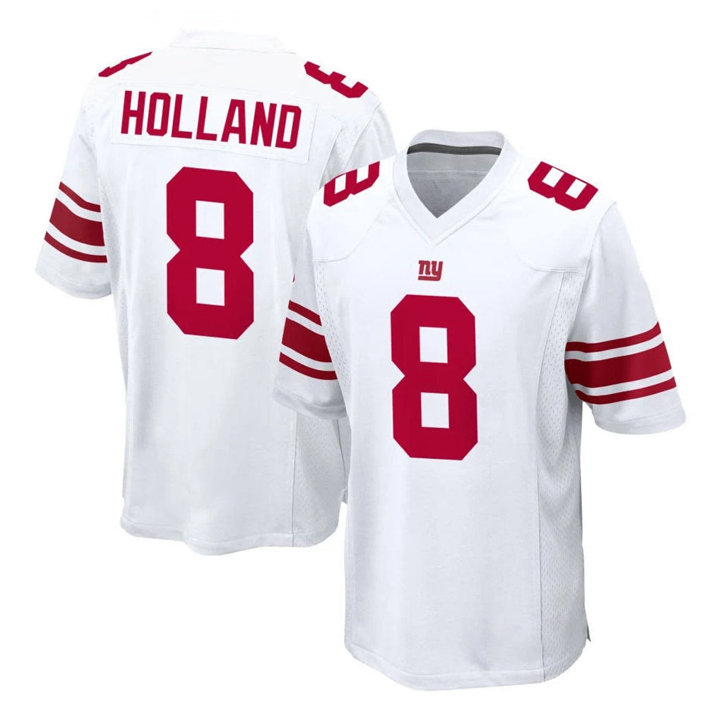 Qdoa NY.Giants #8 Jevon Holland Player White Home Game Stitched Jerseys