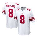 Qdoa NY.Giants #8 Jevon Holland Player White Home Game Stitched Jerseys