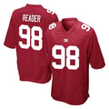 Qdoa NY.Giants #98 DJ Reader Player Red Home Game Stitched Jerseys
