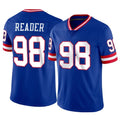 Qdoa NY.Giants #98 DJ Reader Player Royal Classic Vapor Home Game Stitched Jerseys