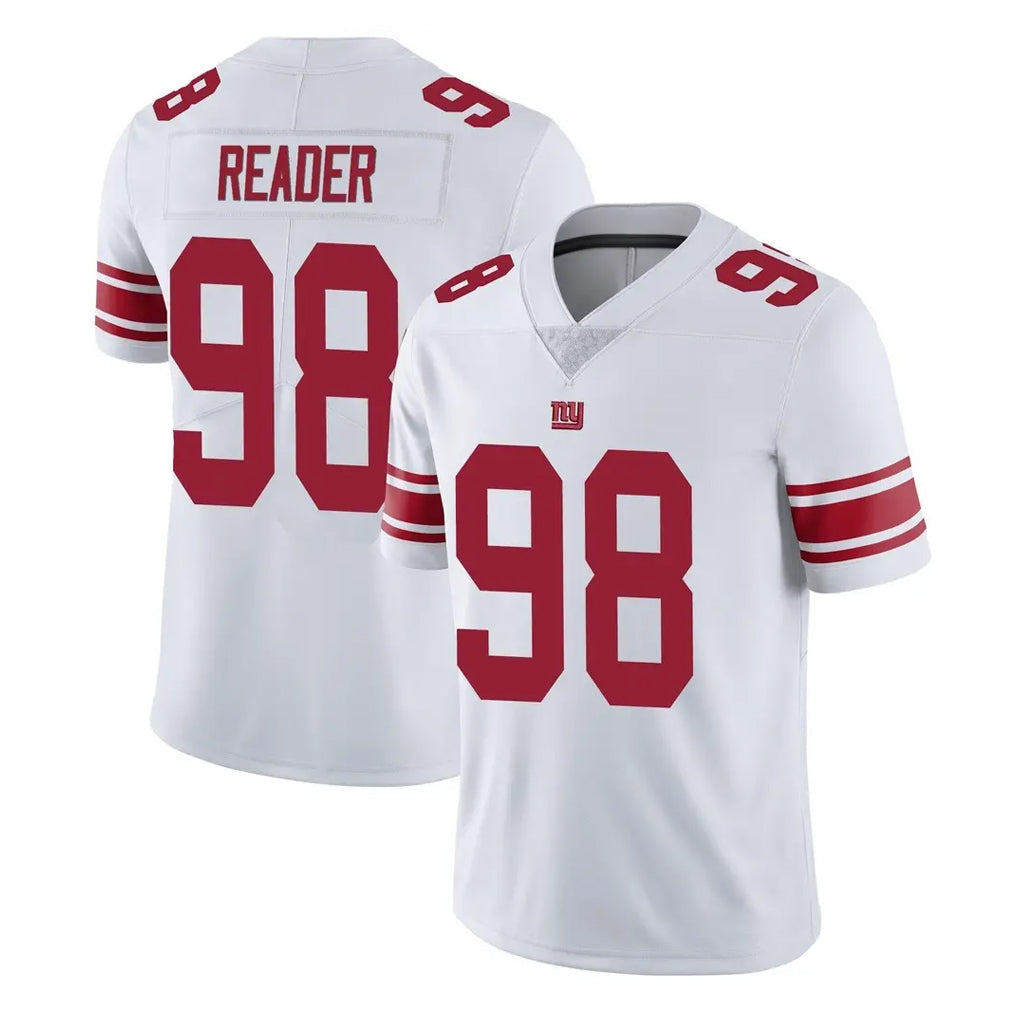 Qdoa NY.Giants #98 DJ Reader Player White Limited Vapor Untouchable Home Game Stitched Jerseys