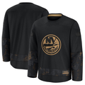 Qdoa NY.Islanders Black 2024 Military Appreciation Practice Jerseys
