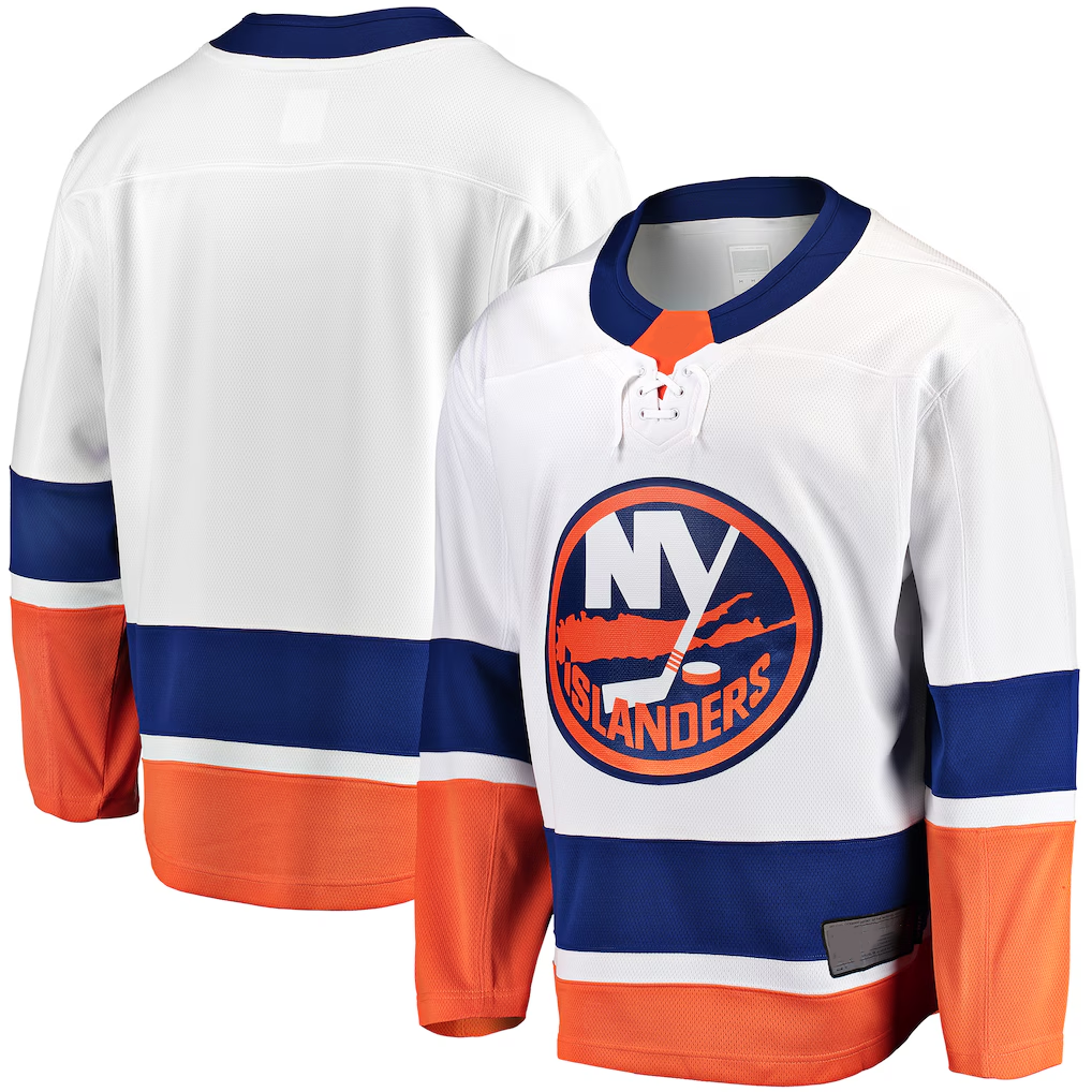 Qdoa NY.Islanders White Breakaway Away Jerseys