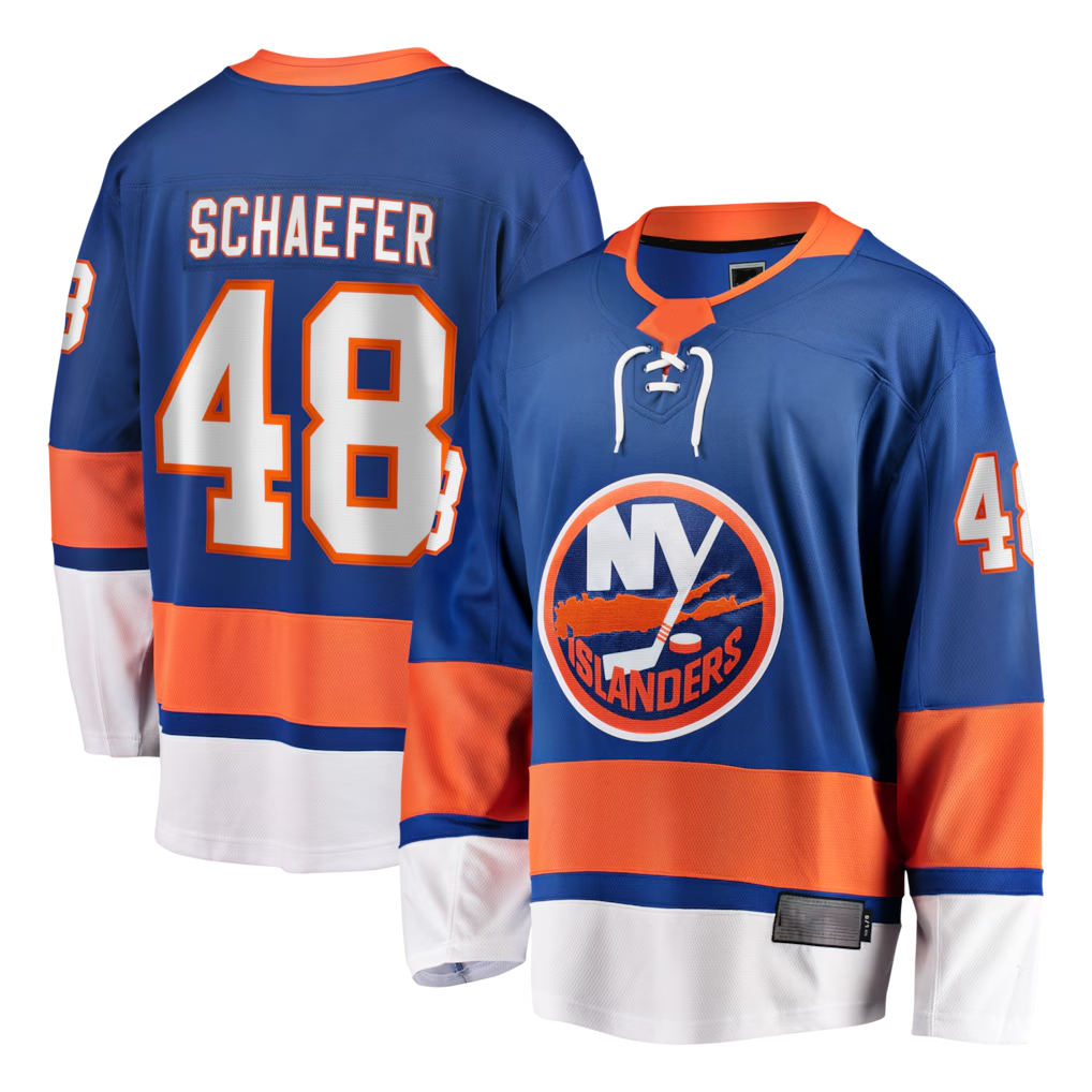 Qdoa NY.Islanders #48 Matthew Schaefer Royal Home Breakaway Player Jerseys