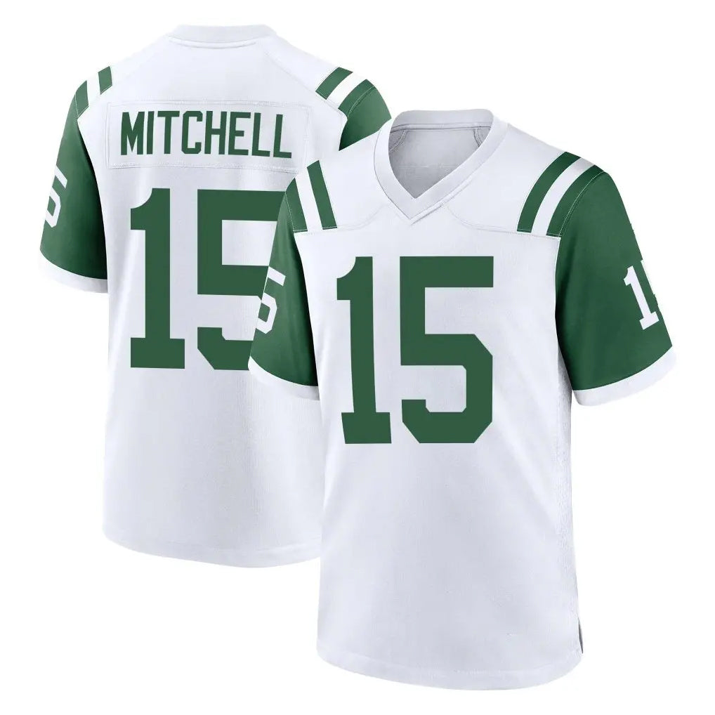 Qdoa NY.Jets #15 Adonai Mitchell Player White Classic Home Game Stitched Jerseys