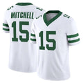 Qdoa NY.Jets #15 Adonai Mitchell Player White Limited Classic Vapor F.U.S.E. Home Game Stitched Jerseys