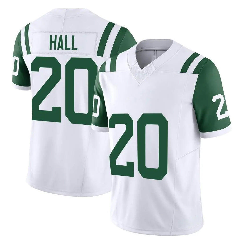 Qdoa NY.Jets #20 Breece Hall Player White Limited Classic Vapor F.U.S.E. Home Game Stitched Jerseys