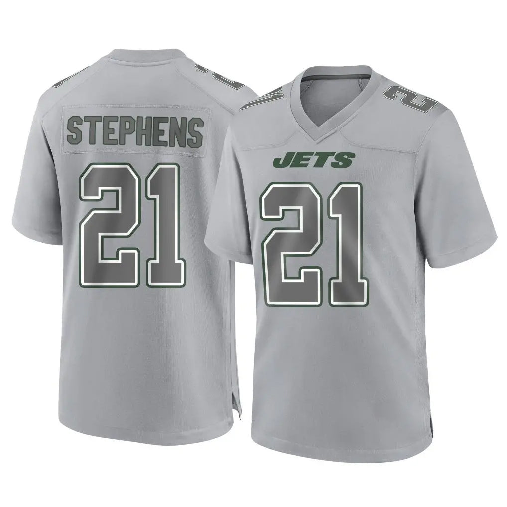 Qdoa NY.Jets #21 Brandon Stephens Player Gray Limited Atmosphere Fashion Home Game Stitched Jerseys