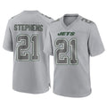 Qdoa NY.Jets #21 Brandon Stephens Player Gray Limited Atmosphere Fashion Home Game Stitched Jerseys
