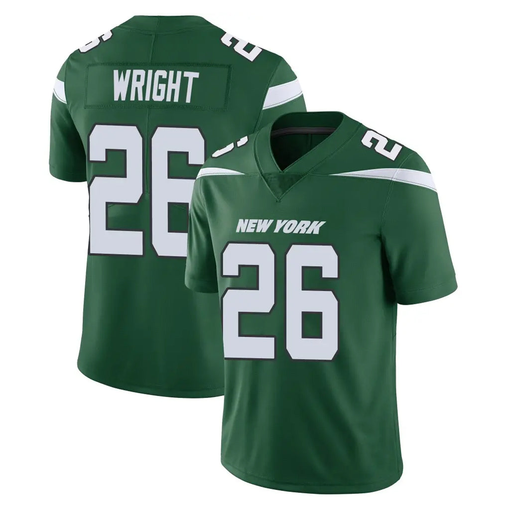 Qdoa NY.Jets #26 Nahshon Wright Player Green Limited Vapor Home Game Stitched Jerseys