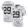 Qdoa NY.Jets #29 Minkah Fitzpatrick Player Arctic Camo Salute to Service Limited Game Stitched Jerseys