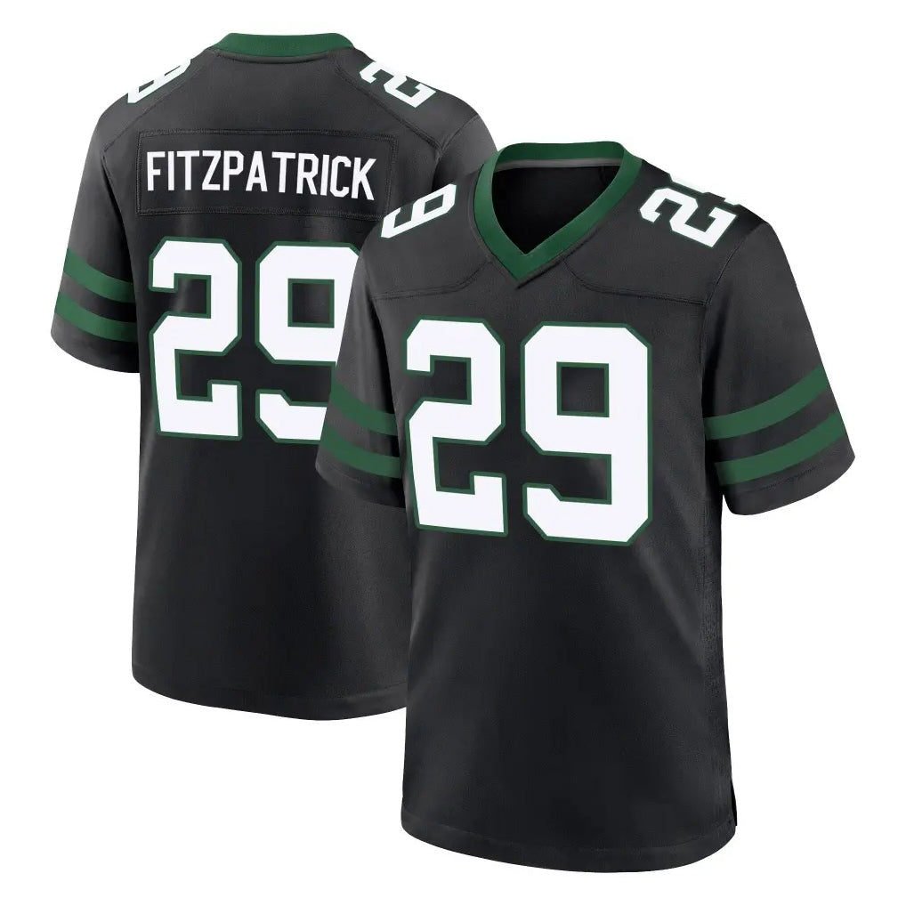 Qdoa NY.Jets #29 Minkah Fitzpatrick Player Black Legacy Home Game Stitched Jerseys
