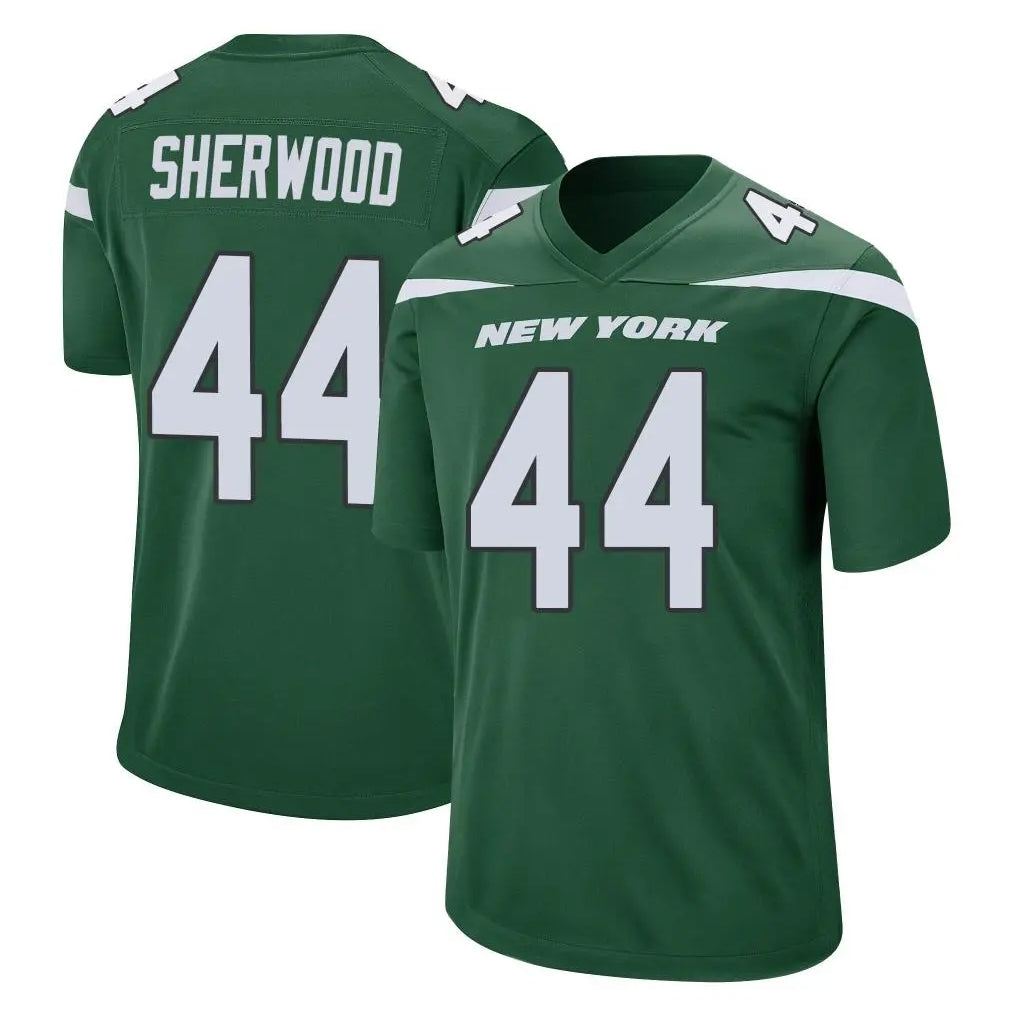 Qdoa NY.Jets #44 Jamien Sherwood Player Green Home Game Stitched Jerseys