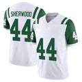 Qdoa NY.Jets #44 Jamien Sherwood Player White Limited Classic Vapor F.U.S.E. Home Game Stitched Jerseys