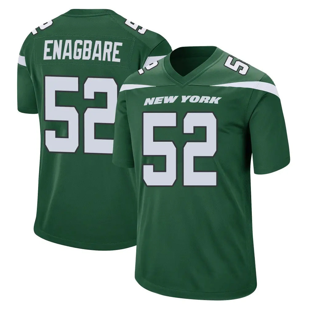 Qdoa NY.Jets #52 Kingsley Enagbare Player Green Home Game Stitched Jerseys